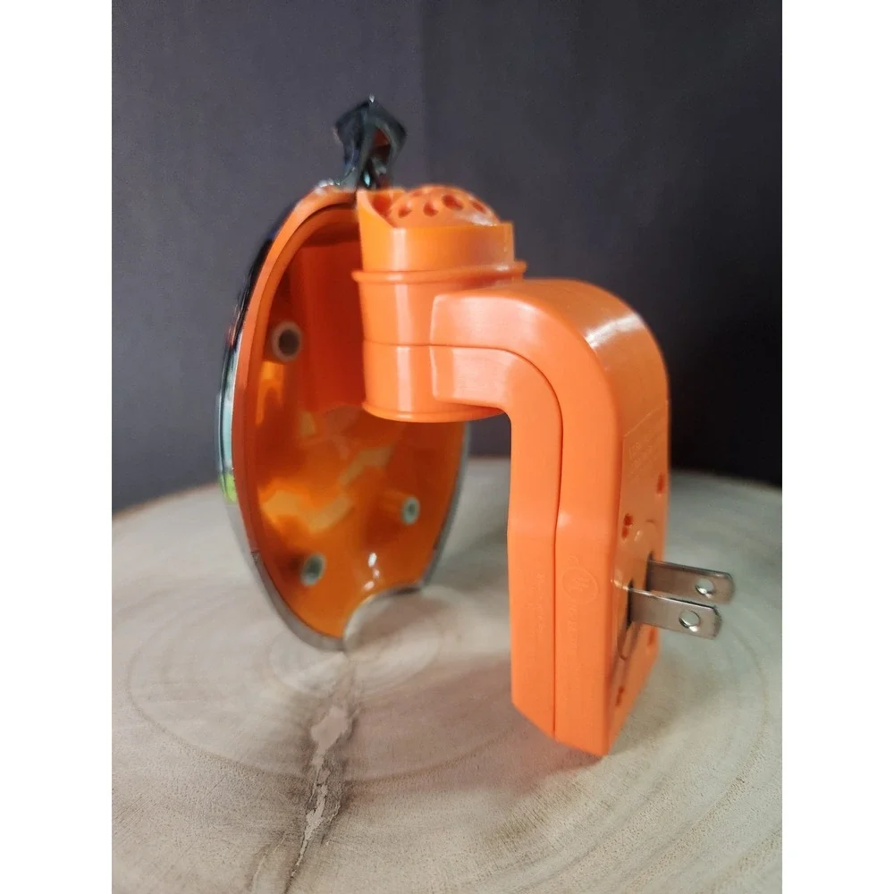 New Silver Jack-O-Lantern Pumpkin NightLight Wallflower Bath & Body Works Plug I